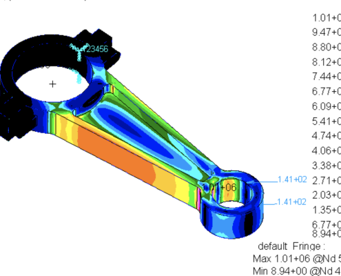 simulasi FEA connecting rod
