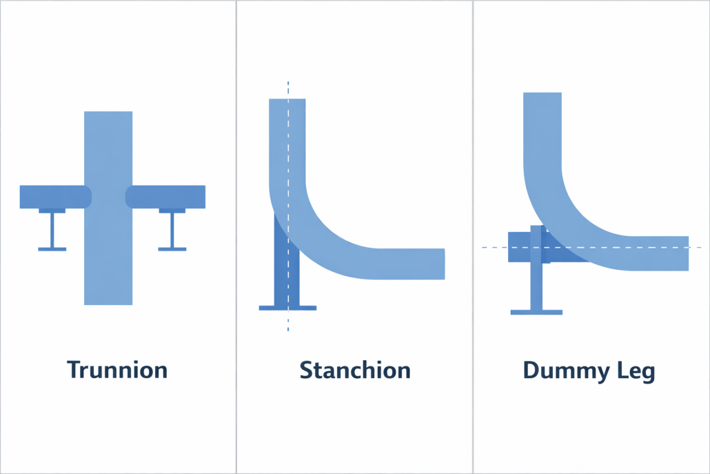 trunnion-stanchion-dummy leg