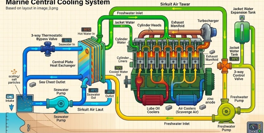 marine central cooling system