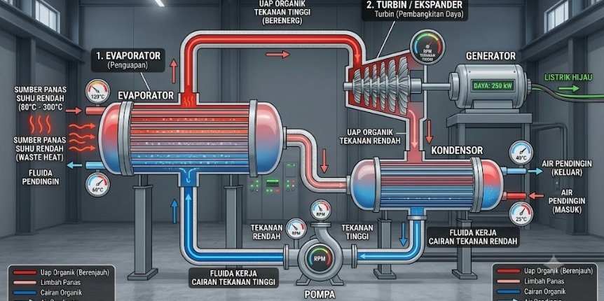 skema organic rankine cycle