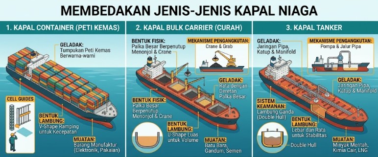 jenis-jenis kapal niaga